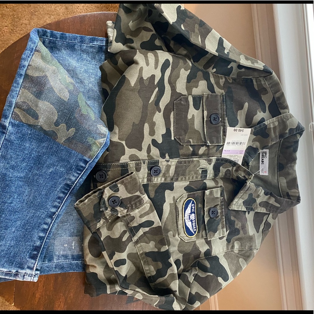 BUNDLE & SAVE Army fatigue outfit